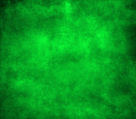 Fototapeta na wymiar bright green background with old black and light shading border