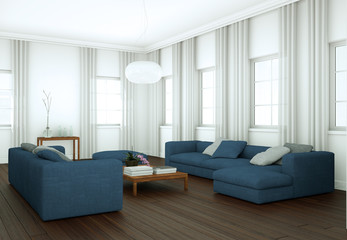 Fototapeta na wymiar modern Apartment Interior Design