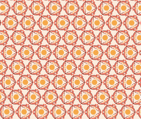Abstract Elegance pattern with vintage background