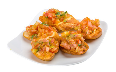 Bruschetta with tomato