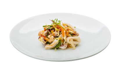 Asian seafood salad