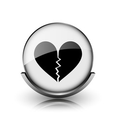 Broken heart icon