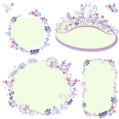 vector set framework wreaths