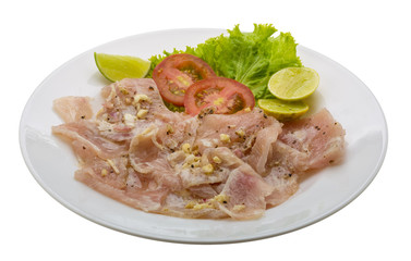Swordfish carpaccio