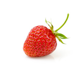 Strawberry isolated on white.