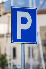 Parking sign