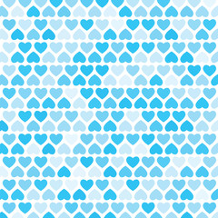 pattern of hearts - vector