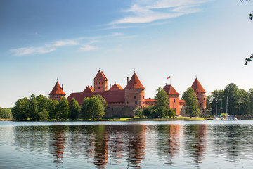 Naklejka na ściany i meble Trakai Castle Lithuania