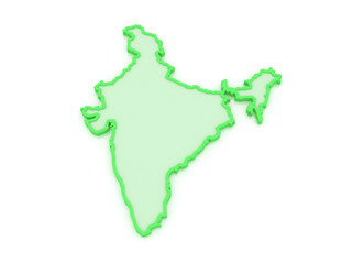 Map of India.