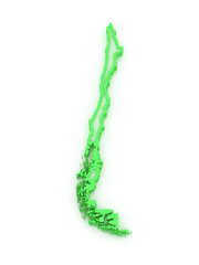 Map of Chile.