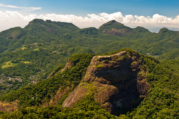 Beautiful Tijuca Forest Mountains in Rio de Janeiro