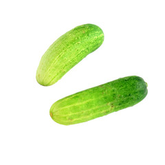 Cucumber isolated on white background