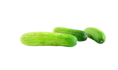 Cucumber isolated on white background