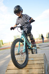 biker jumping