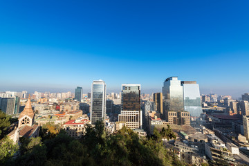 Fototapeta premium Santiago Chile Cityscape