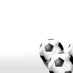 Soccer Sports Ball white Background Design