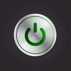 Green Power Button.