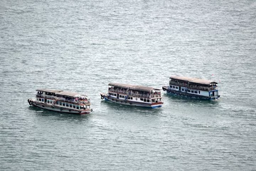 Fotobehang ferry boat at toba lake © bayu harsa