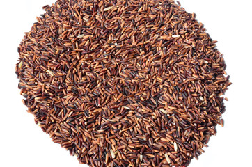Black jasmine rice (Rice berry) ,food background