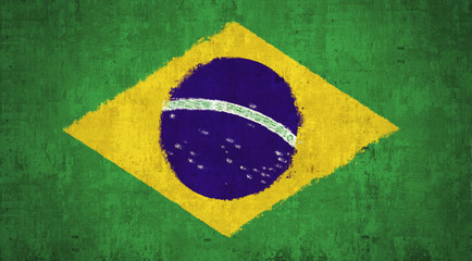 Fototapeta na wymiar Brazil Flag