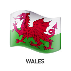 Wales Flag Icon