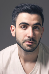 Obraz premium Portrait of confident caucasian male