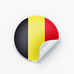 Fototapeta premium Belgium Flag Icon