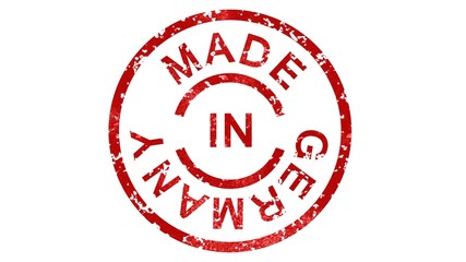Stempelabdruck Made in Germany
