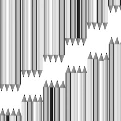 Obraz premium Colorful pencil background