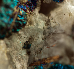 Crystals. Extreme closeup