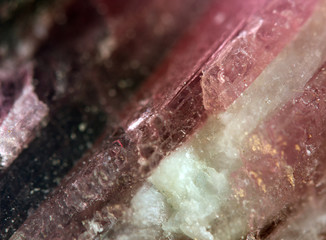 Crystals. Extreme closeup