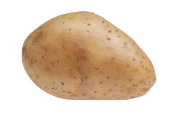 Potato isolated on white background