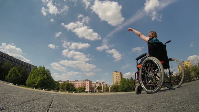 vie en fauteuil roulant