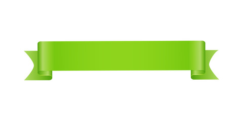 Sleek green ribbon