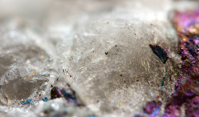 Crystals. Extreme closeup