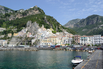 Fototapeta na wymiar Amalfi - Porto di Marina Grande