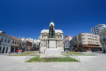 Naklejka premium Old town hall in Curitiba, Brazil