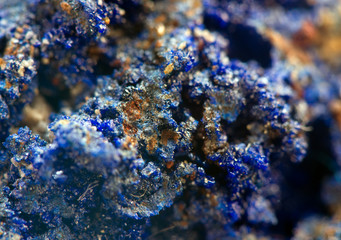 Crystals. Extreme closeup
