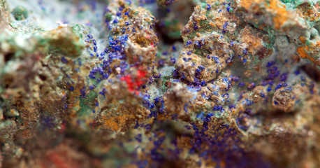 Obraz na płótnie Canvas Crystals. Extreme closeup