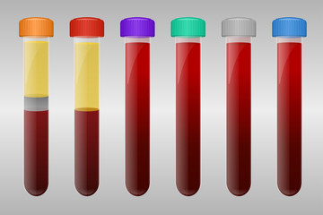 Blood sample tubes
