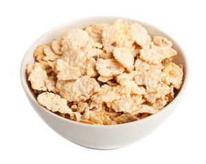 cereals bowl isolated on white background