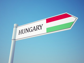 Hungary Flag Sign