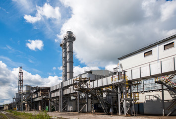 Obraz premium Ferroalloy plant