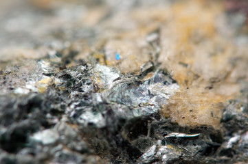 Fantastic background, magic of a stone, crystal , metal