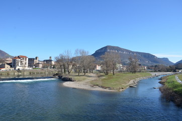 Fototapeta premium vue générale de Millau et du Tarn 