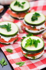 Zucchini sandwich