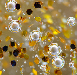 Abstract background with bubbles