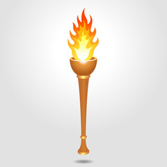 Olympic vintage torch
