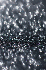 Abstract silver glitter background