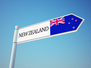 New Zealand Flag Sign